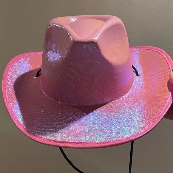Ragstock Accessories Chrome Pink Party Cowboy Hat Poshmark